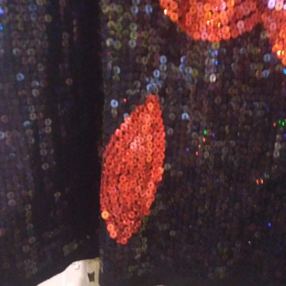 Sequin bling tank dress-junior large EUC - Picture 3 of 8